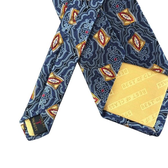 Robert Talbott Best Of Class Mens Tie Silk Geometric Embroidered Multicolor USA - Picture 8 of 12